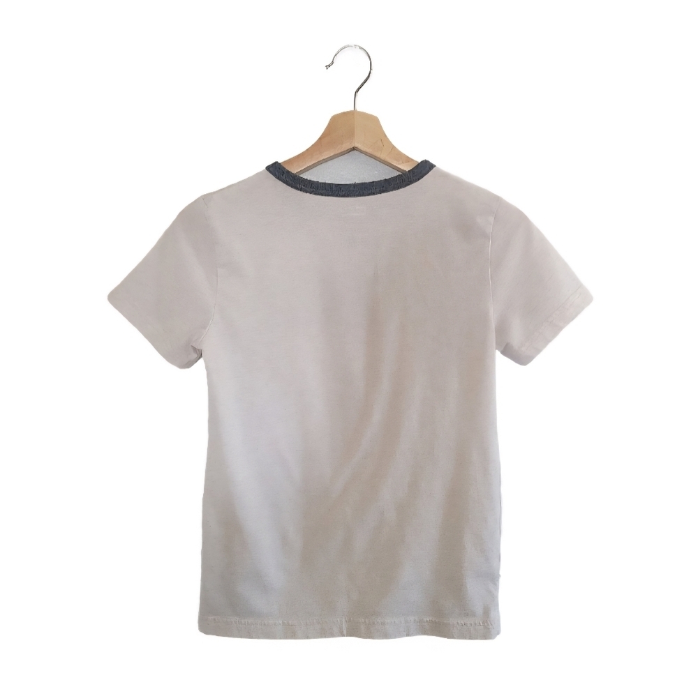 LEVI'S Kids Tee with Green Logo and Gray Trim - Picture 2 of 9